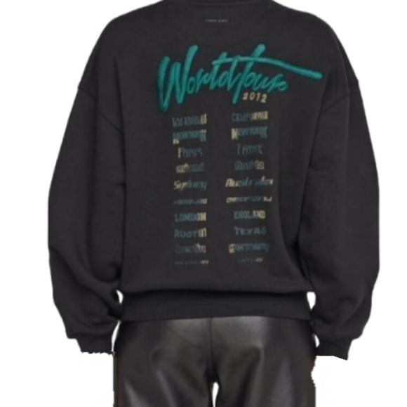 'sold' Anine Bing, Vintage black- Kenny Sweatshirt Panther LNC, A MUST HAVE. - Picture 3 of 4